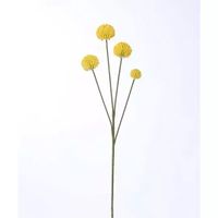 Kogeldistel Tak Geel 56 cm kunstplant - Buitengewoon de Boet