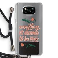Optimistic flower girl: Xiaomi Poco X3 Pro Transparant Hoesje met koord