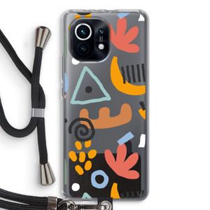 Abstract: Xiaomi Mi 11 Transparant Hoesje met koord
