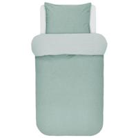 Marc O'Polo Dekbedovertrek Washed Chambray - Sage Groen - 1-Persoons 140x200/220 cm