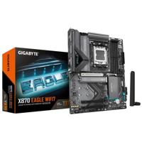 GIGABYTE x870 eagle wifi7 socket am5 moederbord (zwart/grijs, raid, 2.5gb-lan, wi-fi 7, bt, sound, atx)