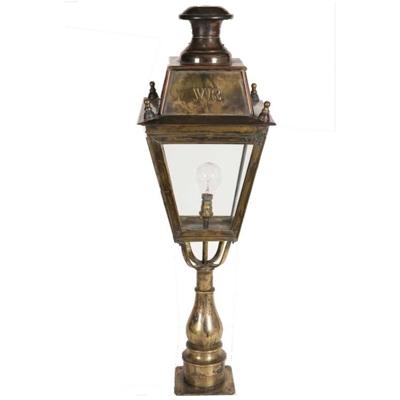 Limehouse Landelijk buitenlampBalmoral handgemaakt 87cm - messing (PB) - 425P