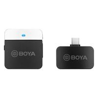 Boya 2.4 GHz Dasspeld Microfoon Draadloos BY-M1LV-U voor USB-C - thumbnail