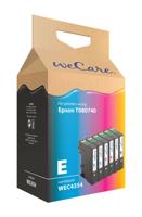 weCare Epson T080740 Combi BK/C/M/Y/LC/LM