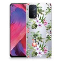OPPO A93 5G | TPU Hoesje | Flamingo Palms