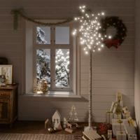 VidaXL Kerstboom wilg met 200 koudwitte led&apos;s binnen en buiten 2,2 m