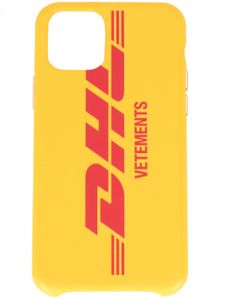 VETEMENTS x DHL coque d'iPhone 11 - Jaune