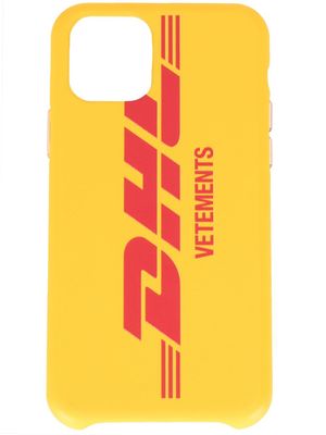 VETEMENTS x DHL coque d'iPhone 11 - Jaune