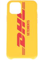 VETEMENTS x DHL coque d'iPhone 11 - Jaune