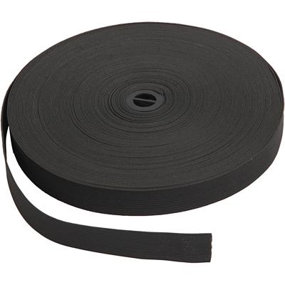 Creativ Company Elastiek dikte 20mm zwart, 25m