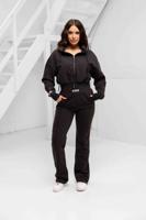 Unique The Label Molly Trainingspak Dames Donkergrijs - Maat S - Kleur: Donkergrijs | Soccerfanshop