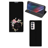 OPPO Find X3 Neo Magnet Case Boho Text - thumbnail