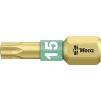 Wera 867/1 BDC TX15X25 05 066102 001 Torx-bit T 15 Gereedschapsstaal Gelegeerd, Diamant gecoat D 6.3 1 stuk(s)