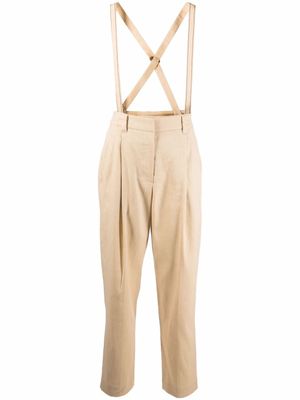 Brunello Cucinelli pantalon droit à design plissé - Tons neutres