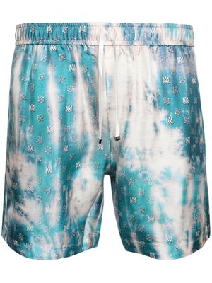 AMIRI boxer à motif monogrammé - Bleu