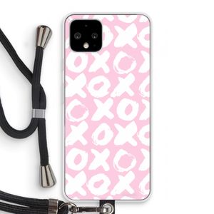 XOXO: Pixel 4 Transparant Hoesje met koord