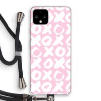 XOXO: Pixel 4 Transparant Hoesje met koord