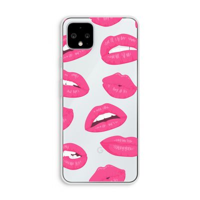 Bite my lip: Pixel 4 XL Transparant Hoesje