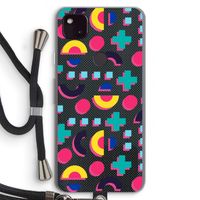 8-bit N°2: Pixel 4a 5G Transparant Hoesje met koord