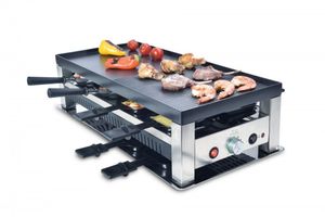 Solis 791 Table Grill 5 in 1 Gourmet - 8 Personen Gourmetset Zwart