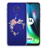 Motorola Moto G9 Play | E7 Plus Telefoonhoesje met Naam Boho Text