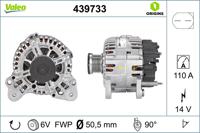 Dynamo / Alternator NEW ORIGINAL PART VALEO, Spanning (Volt)14V, u.a. für VW, Audi, Skoda, Seat