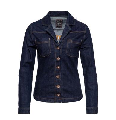 Queen Kerosin Blouse Motor Queen Service Denim-S