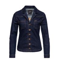 Queen Kerosin Blouse Motor Queen Service Denim-S