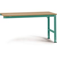 Manuflex AU6105.0001 Werk aanschuiftafel universele standaard met multiplex plaat, bxdxh = 1750 x 1200 x 760-870 mm Grijs, Groen