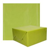 Shoppartners Rollen Kraft inpakpapier - 5x - groen - 200 x 70 cm - kadopapier / cadeaupapier / Boeke
