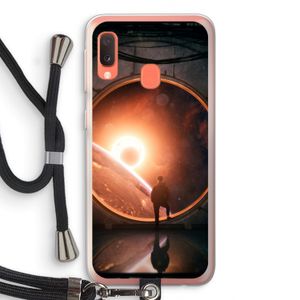 Ephemeral: Samsung Galaxy A20e Transparant Hoesje met koord