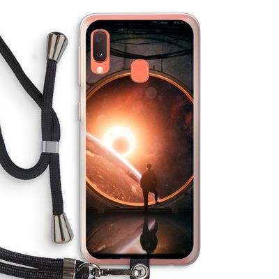 Ephemeral: Samsung Galaxy A20e Transparant Hoesje met koord