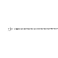 iXXXi Men Ketting Ronde Schakel Zilver