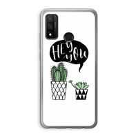 Hey you cactus: Huawei P Smart (2020) Transparant Hoesje
