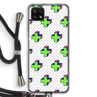 8-bit N°10: Samsung Galaxy A22 5G Transparant Hoesje met koord