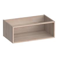Brauer Flourish - Bijkast - 80 cm - met 1 Opbergvak - Lamellen Eiken Wit