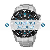 Horlogeband Seiko 5M62-0CS0 / SKA561P1 Staal 21mm
