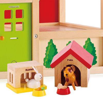 Hape poppenhuis huisdieren