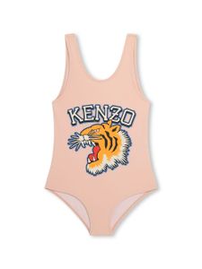 Kenzo Kids maillot de bain à logo imprimé - Rose