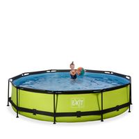 EXIT Lime zwembad ø360x76cm met filterpomp - groen - thumbnail