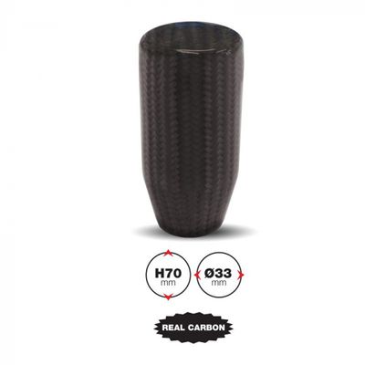 Simoni Racing pookknop JDM 33 x 70 mm carbon bruin Simoni Racing pookknop JDM 33 x 70 mm carbon bruin