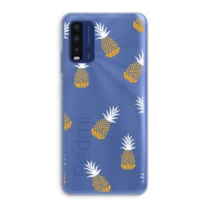 Ananasjes: Xiaomi Redmi 9T Transparant Hoesje