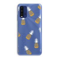 Ananasjes: Xiaomi Redmi 9T Transparant Hoesje
