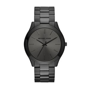 Michael Kors MK8507 Horloge Slim Runway staal zwart 43 mm