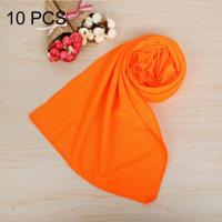 10 stuks Outdoor sporten Protable koud gevoel voorkomen zonnesteek ijs handdoek grootte: 30*80cm(Orange)