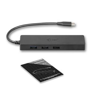 I-tec C31GL3SLIM USB 3.0 (3.1 Gen 1) Type-C 5000Mbit/s Zwart hub & concentrator