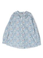 Il Gufo chemise à fleurs - Bleu - thumbnail