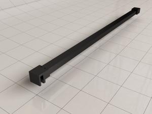 Wiesbaden Thinline stabilistatiestang 120 cm zwart mat