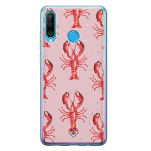 Huawei P30 Lite siliconen telefoonhoesje - Lobster all the way