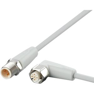 ifm Electronic EVF102 Verbindingskabel Aantal polen (sensoren): 5, 5 Stekker, recht, Bus, haaks 1 m 1 stuk(s)